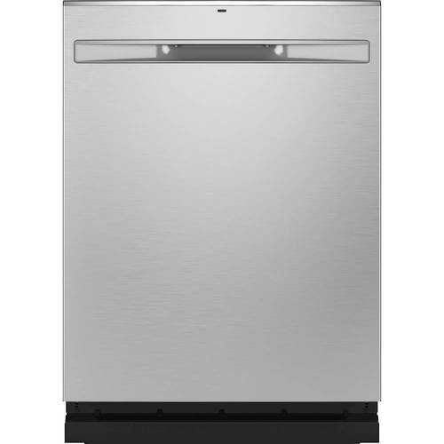 Rent to own GE - Stainless Steel Interior Fingerprint Resistant Dishwasher with Hidden Controls - Stainless steel