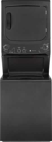 Rent to own GE - Unitized Spacemaker 3.8 Cu. Ft. 11-Cycle Washer and 5.9 Cu. Ft. 4-Cycle Gas Dryer Combo - Diamond Gray
