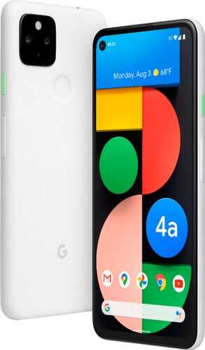 Rent to own Google - Pixel 4a with 5G - Clearly White (Unlocked)
