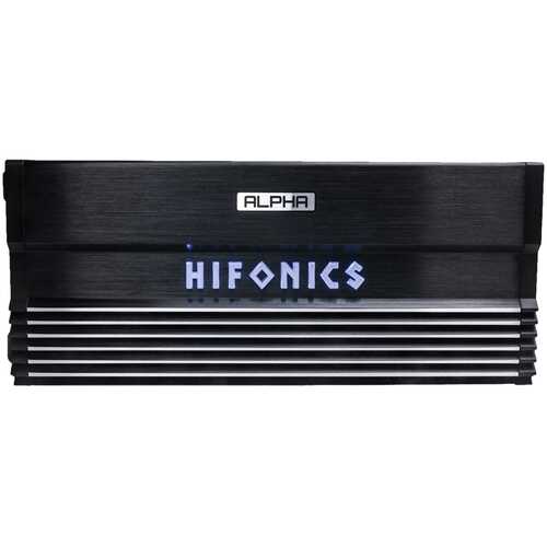 Rent to own Hifonics - ALPHA 2000W Class D Digital Mono Amplifier with Variable Low-Pass Crossover - Black
