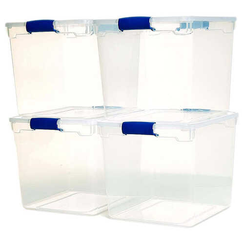 Rent to own Homz - Heavy Duty Modular Stackable Storage Containers,  4 Pack