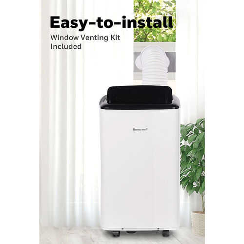 Rent to own Honeywell - 10,000 BTU Smart Wi-Fi Portable Air Conditioner - Silver