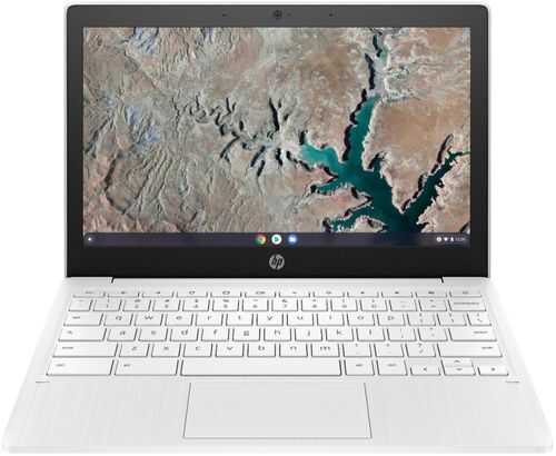 Rent to own HP - 11" Chromebook - MediaTek MT8183 - 4GB Memory - 32GB eMMC - Snow White
