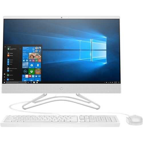 Rent to own HP - 23.8" Touch-Screen All-In-One - AMD Ryzen 3-Series - 8GB Memory - 1TB Hard Drive + 128GB Solid State Drive - Snow White