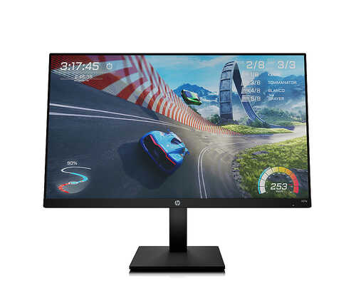 HP - 27" IPS Quad HD AMD FreeSync Gaming Monitor - Black