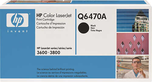 Rent to own HP - 501A Standard Capacity - Black Toner Cartridge - Black