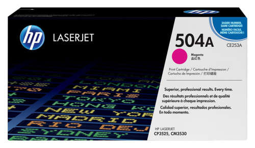 Rent to own HP - 504A High-Yield Toner Cartridge - Magenta