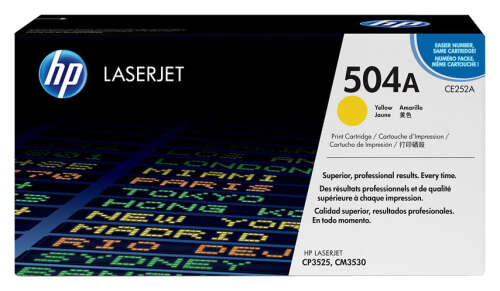 Rent to own HP - 504A High-Yield Toner Cartridge - Yellow