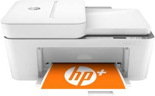 Rent to own HP - DeskJet 4155e Wireless All-In-One Inkjet Printer with 6 months of Instant Ink Included with HP+ - White