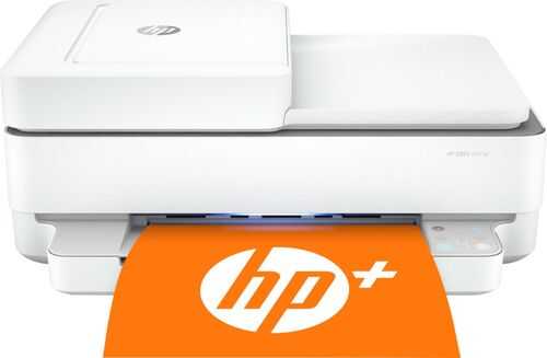 Rent to own HP - ENVY 6455e Wireless All-In-One Inkjet Printer with 6 months of Instant Ink Included with HP+ - White