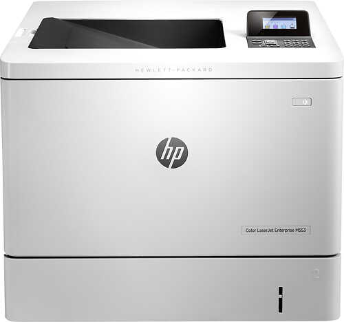 Rent to own HP - LaserJet Enterprise M553dn Color Laser Printer - Light Gray