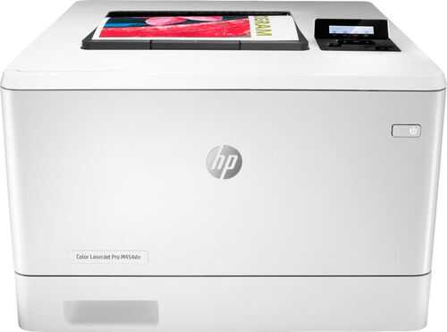 Rent to own HP - LaserJet Pro M454dn Color Laser Printer - White