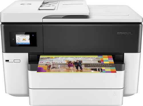 Rent to own HP - OfficeJet Pro 7740 Wireless All-In-One Inkjet Printer - White