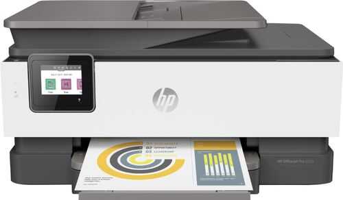 Rent to own HP - OfficeJet Pro 8035 Wireless All-In-One Inkjet Printer with 8 Months of Instant Ink Included - Basalt/White