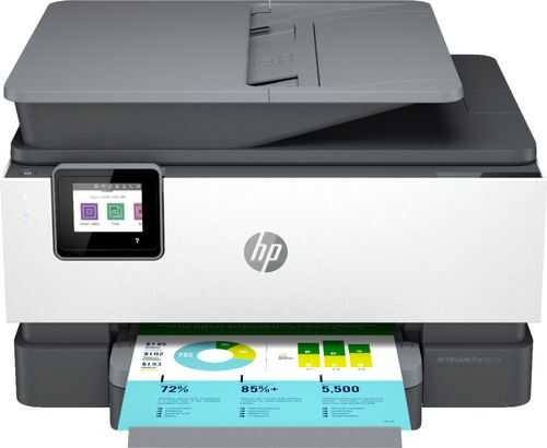 Rent to own HP - OfficeJet Pro 9015e Wireless All-In-One Inkjet Printer with 6 months of Instant Ink Included with HP+ - White