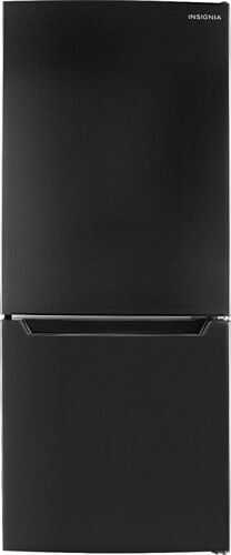 Insignia™ - 9.2 Cu. Ft. Bottom-Freezer Refrigerator - Black