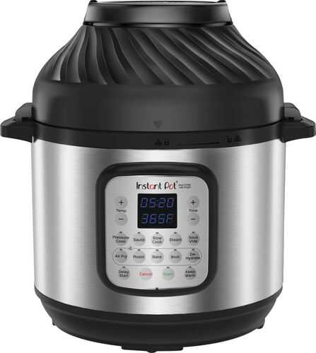 Instant Pot - 8 Quart Duo Crisp 11-in-1 Electric Pressure Cooker with Air Fryer - Stainless Steel/Silver