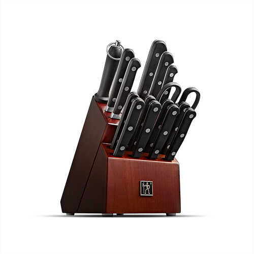 J.A. HENCKELS INTERNATIONAL - Henckels Classic Precision 16-pc Knife Block Set - Black