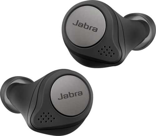 Jabra - Elite Active 75t True Wireless Active Noise Cancelling In-Ear Headphones - Titanium Black