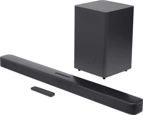 JBL - 2.1-Channel 300W Soundbar System with 6-1/2" Wireless Subwoofer - Black