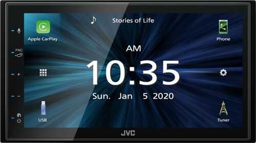 Rent to own JVC - 6.8" - Android Auto/Apple® CarPlay™ - Built-in Bluetooth - In-Dash Digital Media Receiver - Black