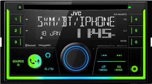 Rent to own JVC - Built-in Bluetooth - In-Dash CD/DM Receiver - Black