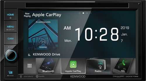 Rent to own Kenwood - 6.2" - Apple® CarPlay™ - Built-in Bluetooth - In-Dash CD/DVD Receiver - Black
