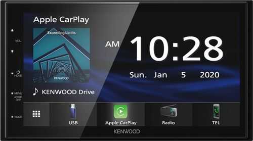 Rent to own Kenwood - 6.75" - Android Auto/Apple® CarPlay™ - Built-in Bluetooth - In-Dash Digital Media Receiver - Black