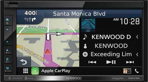 Rent to own Kenwood - 6.8" - Android Auto/Apple® CarPlay™ - Built-in Navigation - Bluetooth - In-Dash Digital Media Receiver - Black