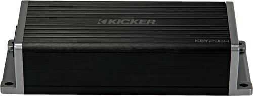 Rent to own KICKER - KEY 200W Multichannel Amplifier with High-Pass Crossover - Black