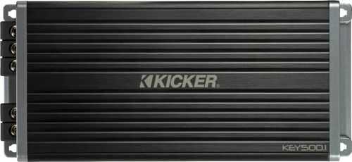 Rent to own KICKER - KEY 500W Mono Amplifier with Variable Crossovers - Black
