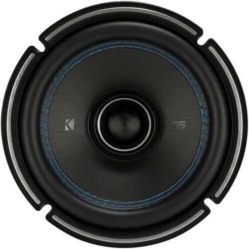 KICKER - QS 6-3/4" 2-Way Car Speakers with DuPont™ KEVLAR®-Impregnated Polypropylene Cones (Pair) - Black