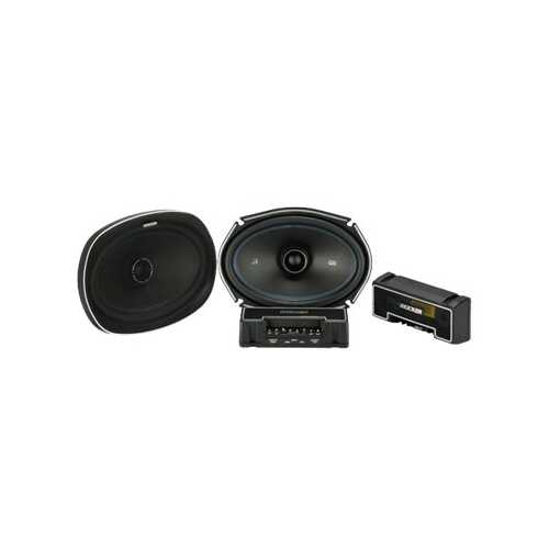 KICKER - QS 6" x 9" 2-Way Car Speakers with DuPont™ KEVLAR®-Impregnated Polypropylene Cones (Pair) - Black