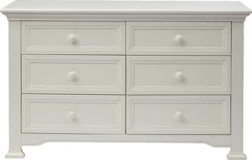 Rent to own Kingsley - Brunswick 6-Drawer Dresser - White