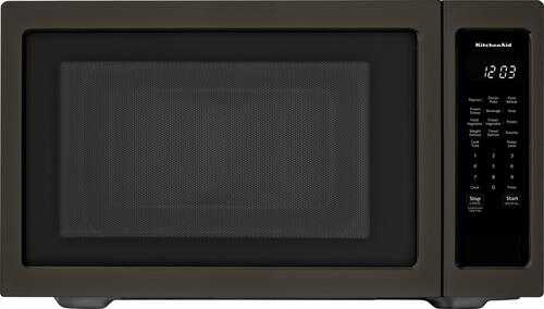 KitchenAid - 2.2 Cu. Ft. Microwave with Sensor Cooking - Black Stainless Steel with Printshield Finish