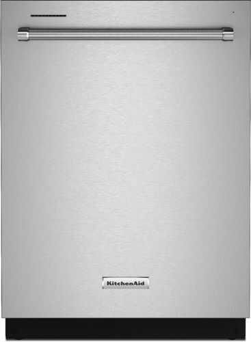 KitchenAid - 24" Top Control Built-In Dishwasher with Stainless Steel Tub, FreeFlex™, 3rd Rack, 44dBA - Stainless Steel With PrintShield Finish