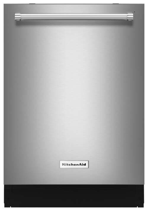 KitchenAid - 24" Top Control Built-In Dishwasher with Stainless Steel Tub - Stainless steel