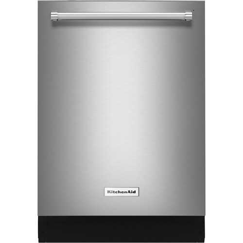 Rent to own KitchenAid - 24" Top Control Tall Tub Built-In Dishwasher with Stainless Steel Tub - Stainless steel