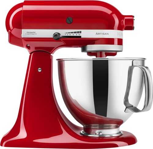 KitchenAid - KSM150PSER Artisan Series Tilt-Head Stand Mixer - Empire Red