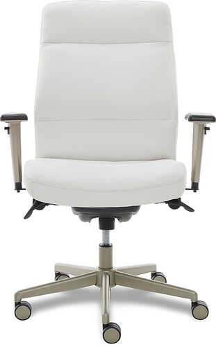 La-Z-Boy - Baylor Modern Bonded Leather Executive Chair - White