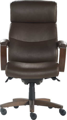 La-Z-Boy - Greyson Modern Faux Leather Executive Chair - Brown