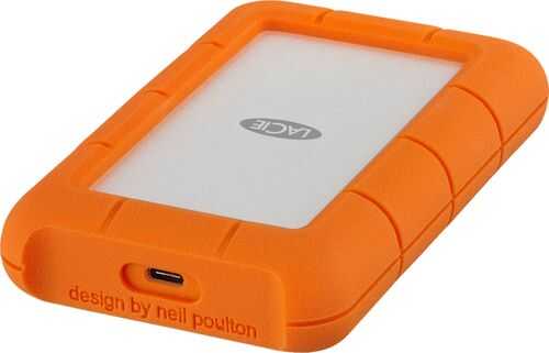 Rent to own LaCie - Rugged USB-C 4TB External USB 3.1 Gen 1 Portable Hard Drive - Orange