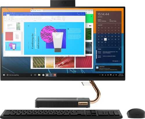 Rent to own Lenovo - A540-24API 23.8" Touch-Screen All-In-One - AMD Ryzen 3-Series - 8GB Memory - 256GB Solid State Drive - Black