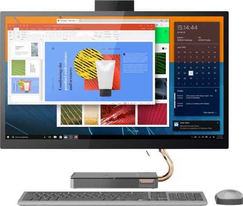 Lenovo - IdeaCentre A540-27ICB 27" Touch-Screen All-In-One - Intel Core i5 - 12GB Memory - 256GB SSD - Mineral Gray