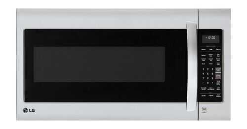 Rent to own LG - 2.0 Cu. Ft. Over-the-Range Microwave with Sensor Cooking - Stainless steel