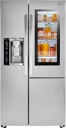 Lease to own LG 21.7 Cu. Ft. Side-by-Side Smart Wi-Fi Refrigerator