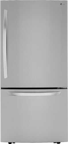 LG - 25.5 Cu. Ft. Bottom-Freezer Refrigerator with Ice Maker - PrintProof Stainless Steel
