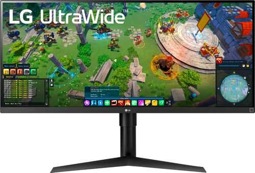 LG - 34” UltraWide FHD HDR FreeSync Monitor with USB Type C - Black