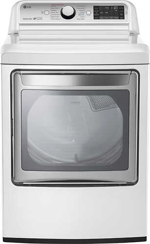Rent to own LG - 7.3 Cu. Ft. 14-Cycle Gas Dryer with Steam - White
