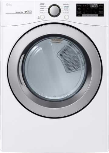 Rent to own LG - 7.4 Cu. Ft. 10-Cycle Smart Wi-Fi Enabled Gas Dryer - White